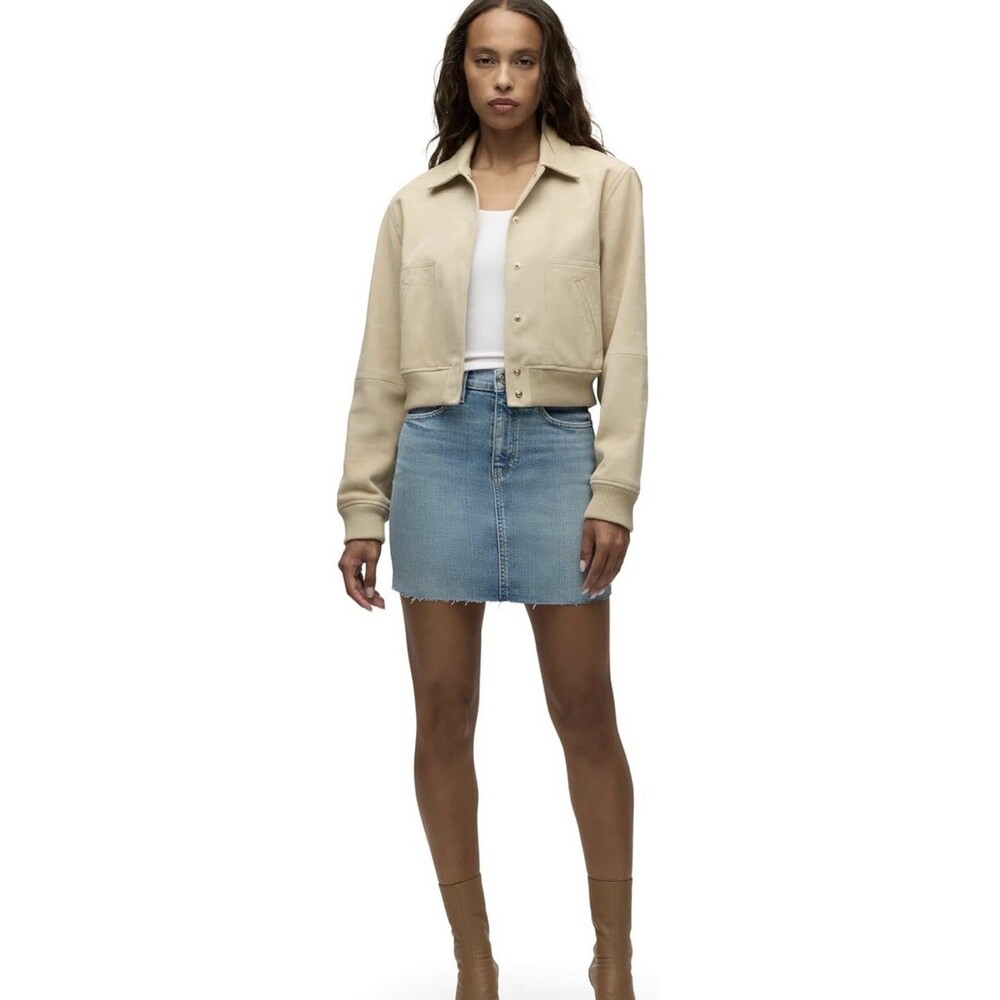 Hudson Jeans - The Viper Mini Weekend Denim Skirt - Aviator - Size 34 - NWT